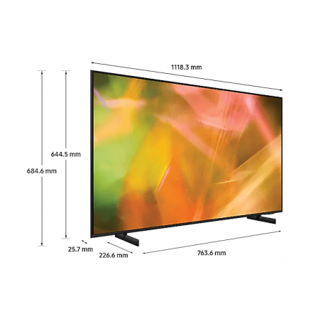 TV Samsung 50 pouces 4K Smart récepteur intégré UE50AU8075UXXC