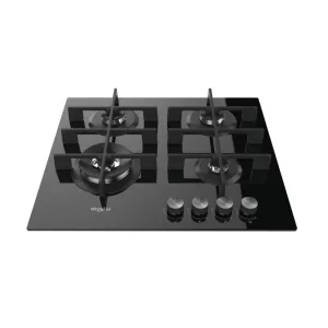 Table de cuisson à gaz Whirlpool 4 feux GOWL 628/NB