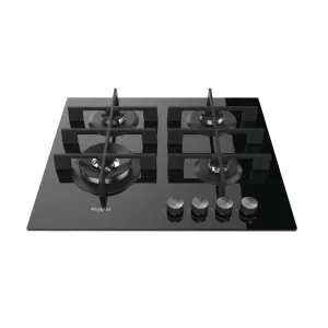 Table de cuisson à gaz Whirlpool 4 feux GOWL 628/NB