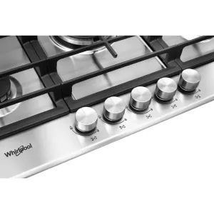 Table de cuisson à gaz Whirlpool 5 feux GMWL 728/IXL