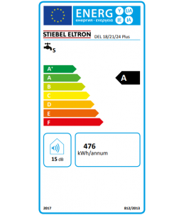 Chauffe-eau électrique instantané Stiebel eltron 15 litres DEL 18/21/24 PLUS