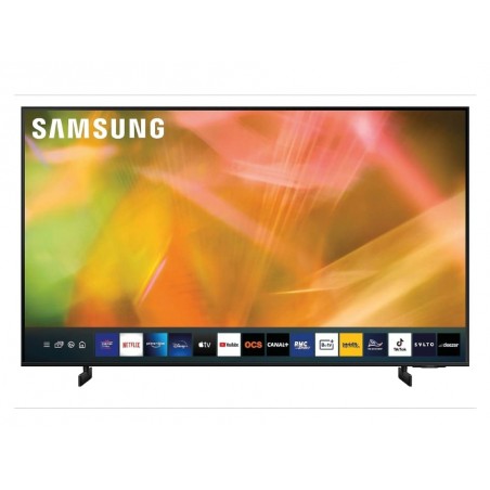 TV Samsung 50 pouces 4K Smart récepteur intégré UE50AU8075UXXC