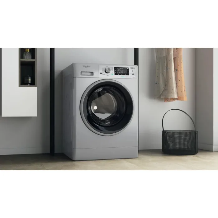 Lave-linge Whirlpool FFB 116 SILVER IT - 11 Kg, 1400 Tr/min, Argenté - Neuf