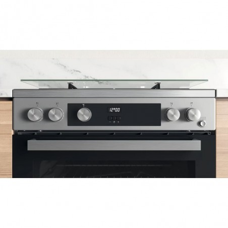 Cuisinière Whirlpool 60 cm 4 feux WS67G1CMX/MEA