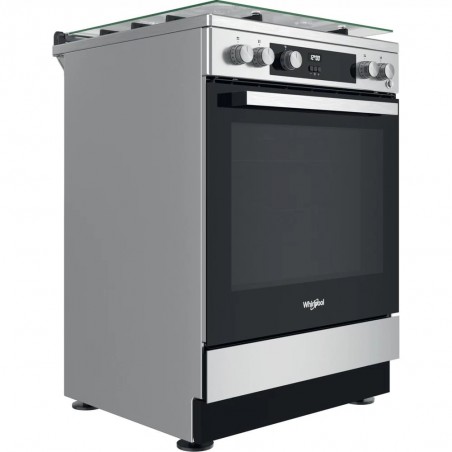 Cuisinière Whirlpool 60 cm 4 feux WS67G1CMX/MEA