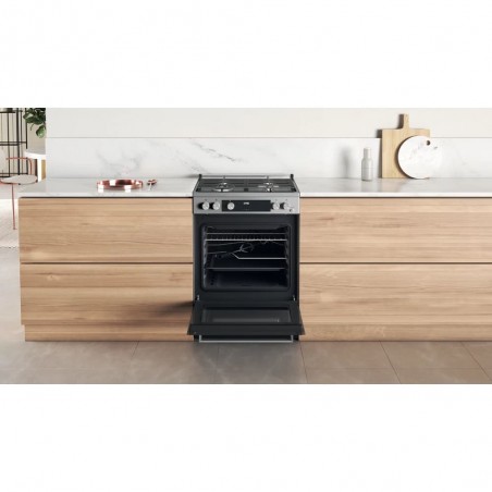 Cuisinière Whirlpool 60 cm 4 feux WS67G1CMX/MEA