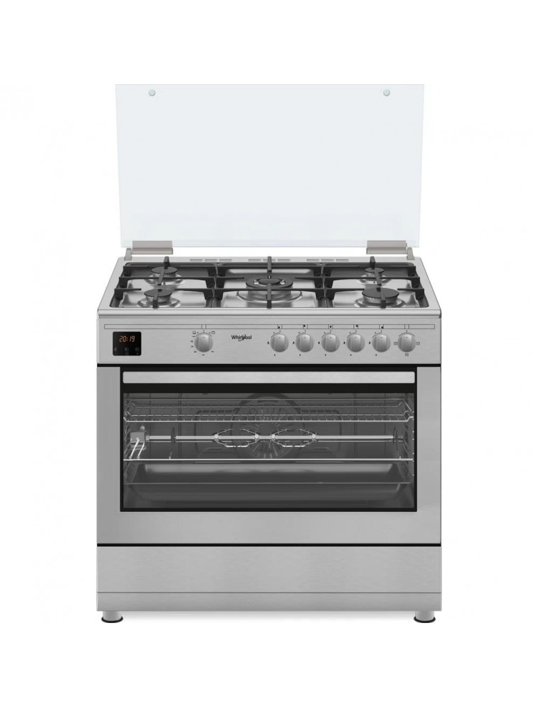 Cuisinière Whirlpool 90 cm 5 feux WM9GC6DCX/JM