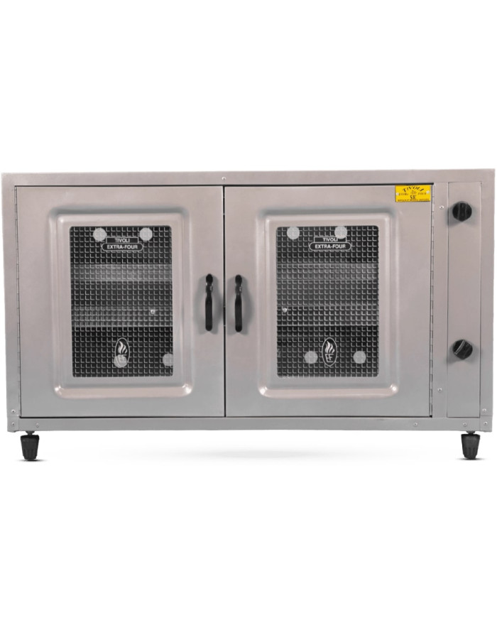 Four à gaz Tivoli 100 cm gris