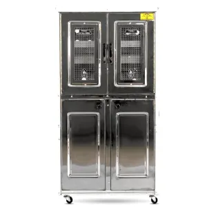 Four à gaz Tivoli 60 cm inox avec cache bouteille de gaz