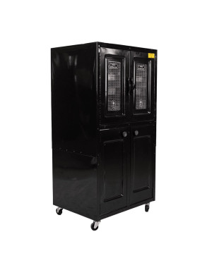 Four à gaz Tivoli 60 cm noir avec cache bouteille de gaz