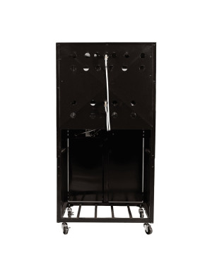 Four à gaz Tivoli 60 cm noir avec cache bouteille de gaz