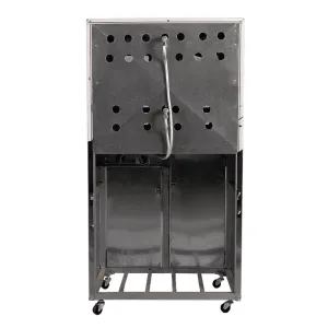 Four à gaz Tivoli 60 cm inox avec cache bouteille de gaz