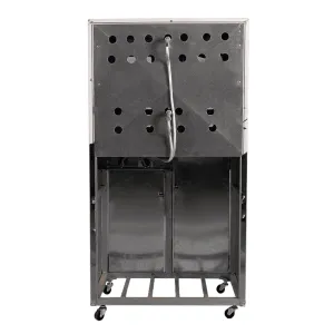 Four à gaz Tivoli 60 cm inox avec cache bouteille de gaz