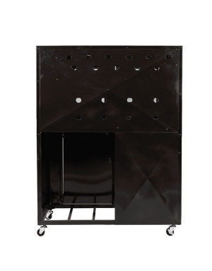 Four à gaz Tivoli 90 cm marron avec cache bouteille de gaz