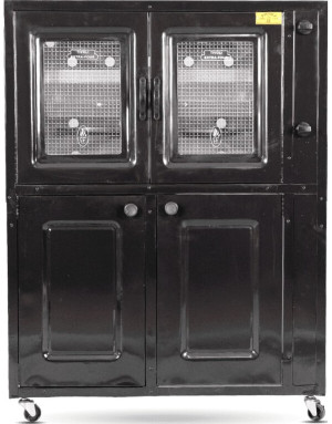 Four à gaz Tivoli 90 cm noir avec cache bouteille de gaz