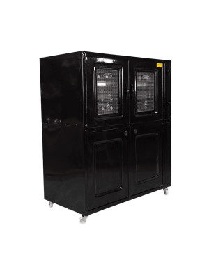 Four à gaz Tivoli 75 cm noir avec cache bouteille de gaz