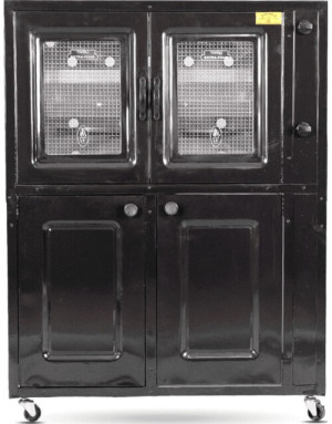 Four à gaz Tivoli 75 cm noir avec cache bouteille de gaz