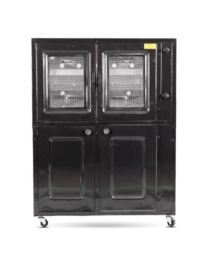 Four à gaz Tivoli 75 cm noir avec cache bouteille de gaz