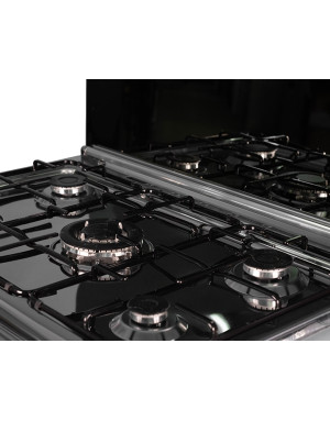 Cuisinière Tivoli 85 cm 5 feux grise XL