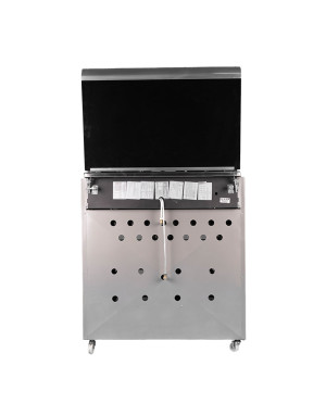 Cuisinière Tivoli 85 cm 5 feux grise XL