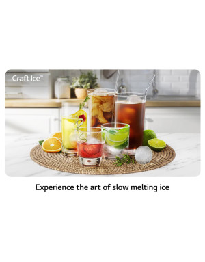 Réfrigérateur side by side LG No Frost 601 litres GR-X24FFCAB