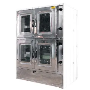 Double four à gaz professionnel Tivoli 103 cm inox