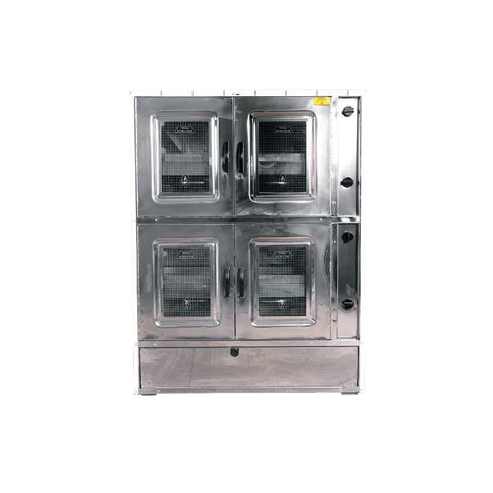 Double four à gaz professionnel Tivoli 103 cm inox