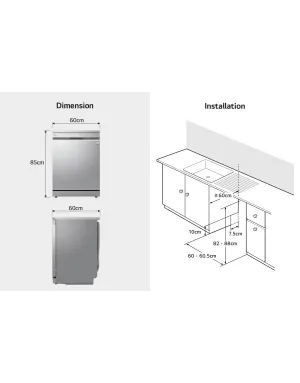 Lave-vaisselle LG 14 couverts DFC287HVS