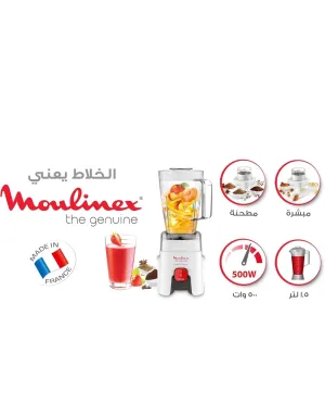 Blender Moulinex Geniune 1,5 litres LM241B25