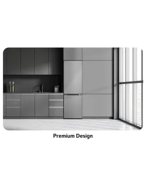 Réfrigérateur LG combiné 341 litres GR-B499FMGW